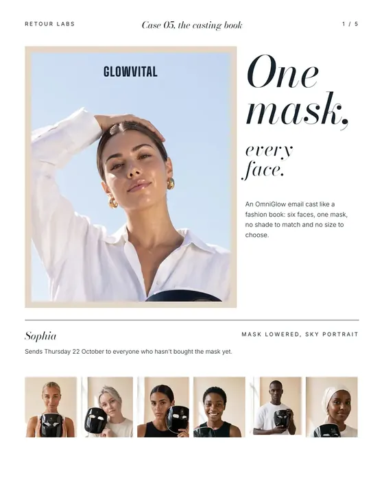 Email case 05: One mask, every face