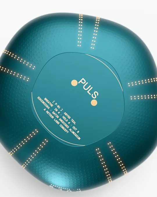 The base pad with micro text and gold charging contacts