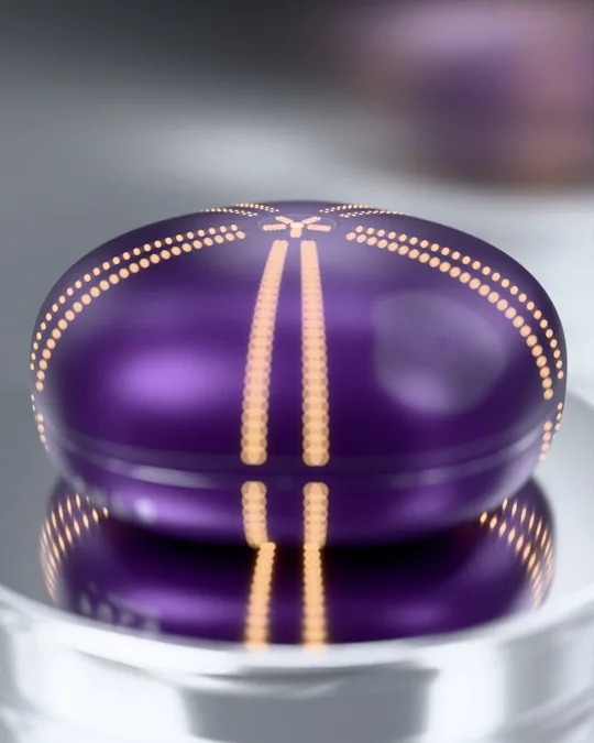 Urchin violet PULS in the chrome room